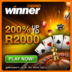Winner Casino Accepts Play in Rands